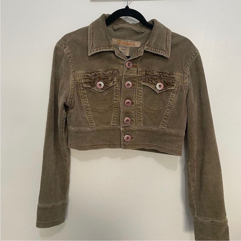 Vintage Cropped Corduroy Jacket